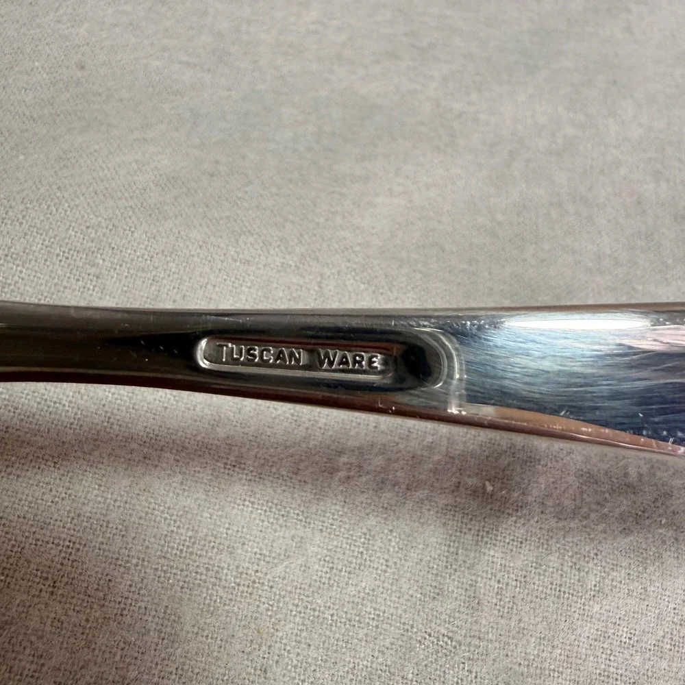 Easterling Chandelle Serving Fork Tuscan Ware Stainless Mid Century 8.5